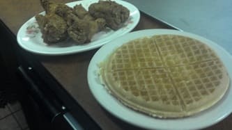 A warm meal ready to serve